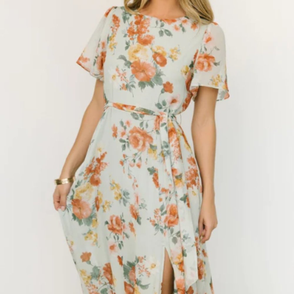 Baltic Born Naomi Maxi Dress | Sage Floral - M